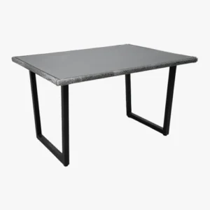 Стол Myata 131/91/76 Со стеклянной плетенной столешницей (Outdoor)